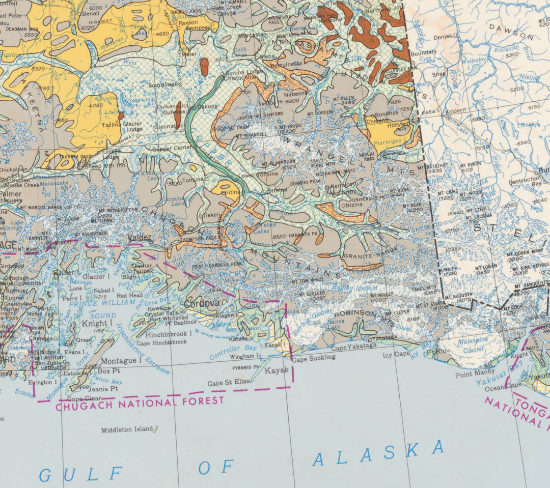 Vegetation Terrain Study of Alaska, 1960