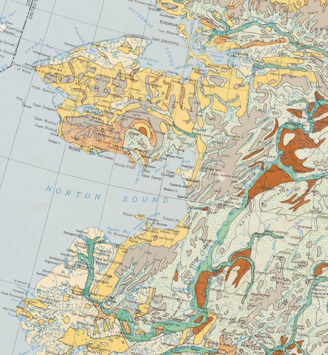 Vegetation Terrain Study of Alaska, 1960