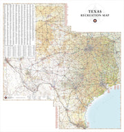 Texas Recreation Map by Benchmark Maps