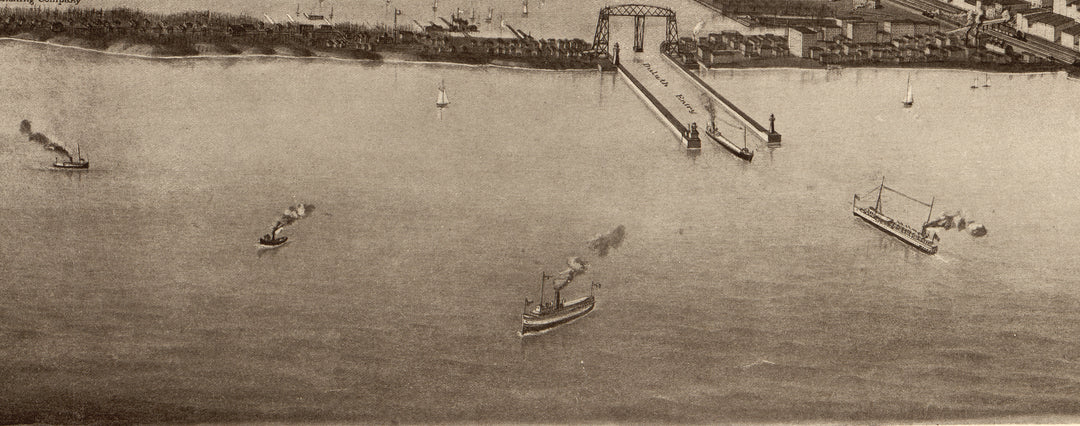 The Twin Ports - Superior, Wisconsin and Duluth, Minnesota, 1915