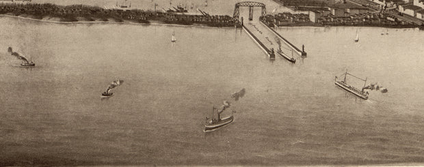 The Twin Ports - Superior, Wisconsin and Duluth, Minnesota, 1915