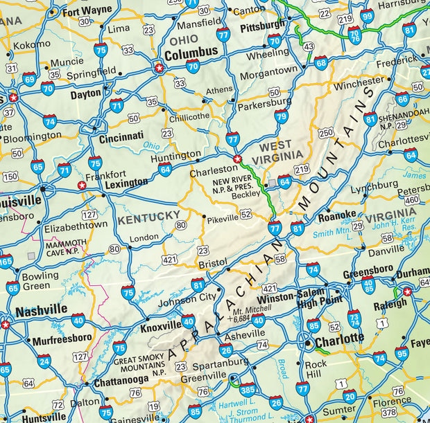 USA Highway Map