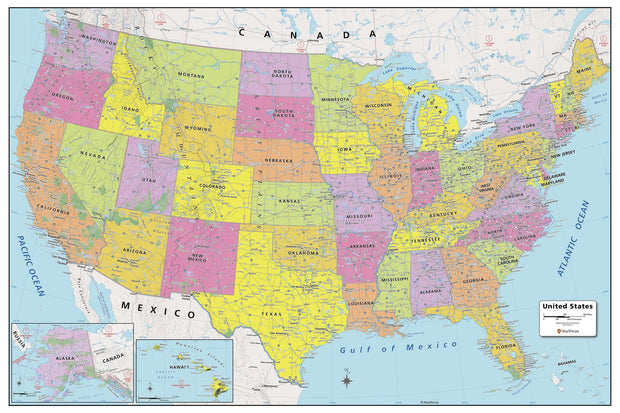 USA Political Map