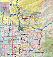 Greater Salt Lake City Metro Area Wall Map