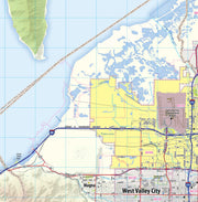 Greater Salt Lake City Metro Area Wall Map