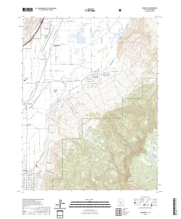 US Topo 7.5-minute map for Annabella UT