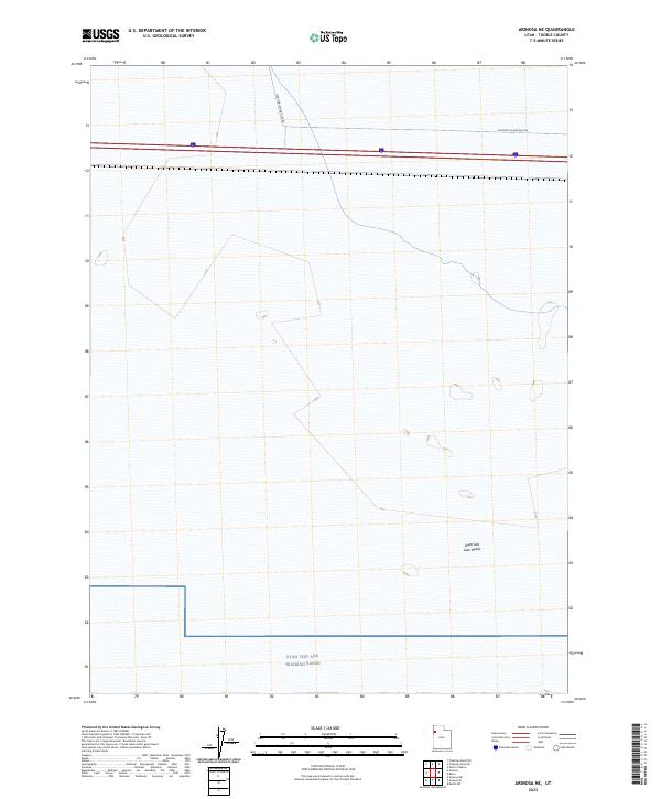 US Topo 7.5-minute map for Arinosa NE UT