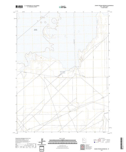 US Topo 7.5-minute map for Dugway Proving Ground NE UT – American Map Store