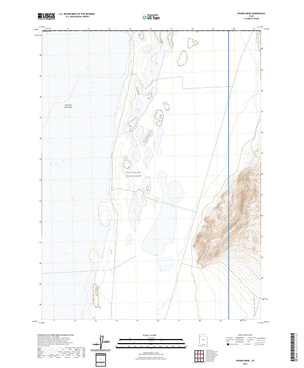 US Topo 7.5-minute map for Finger Ridge UT – American Map Store
