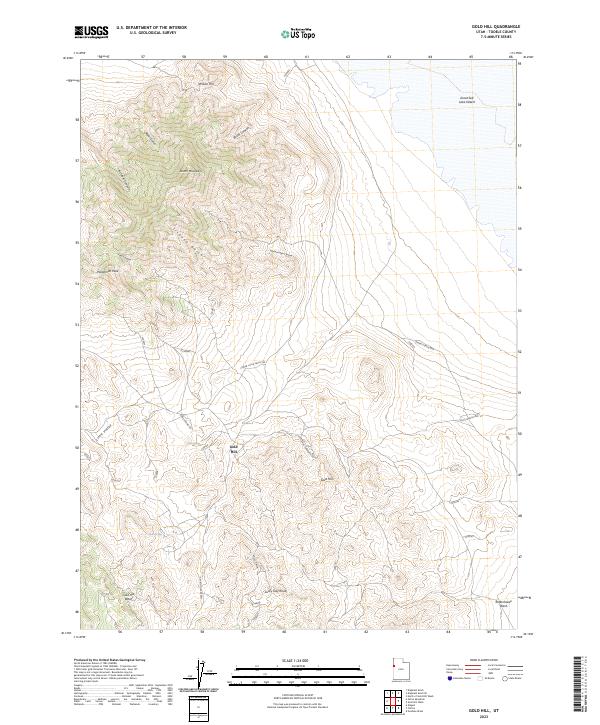 US Topo 7.5-minute map for Gold Hill UT