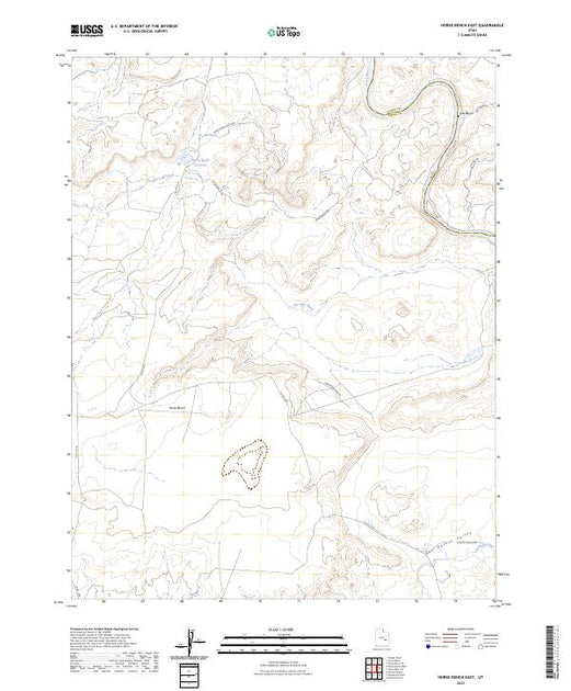 US Topo 7.5-minute map for Horse Bench East UT – American Map Store