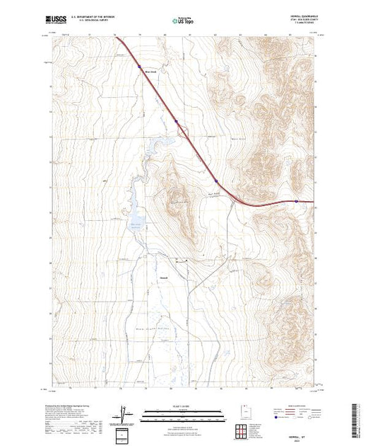 US Topo 7.5-minute map for Howell UT – American Map Store