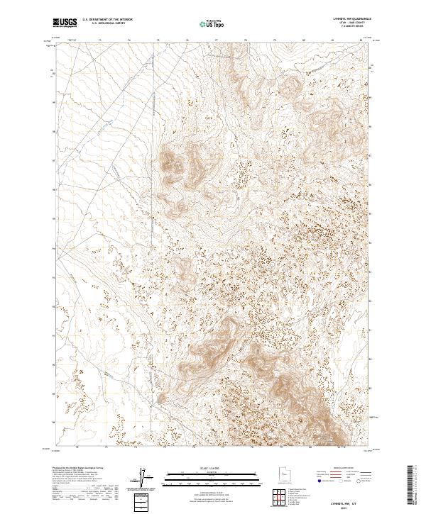 US Topo 7.5-minute map for Lynndyl NW UT
