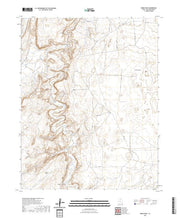 US Topo 7.5-minute map for Moses Rock UT