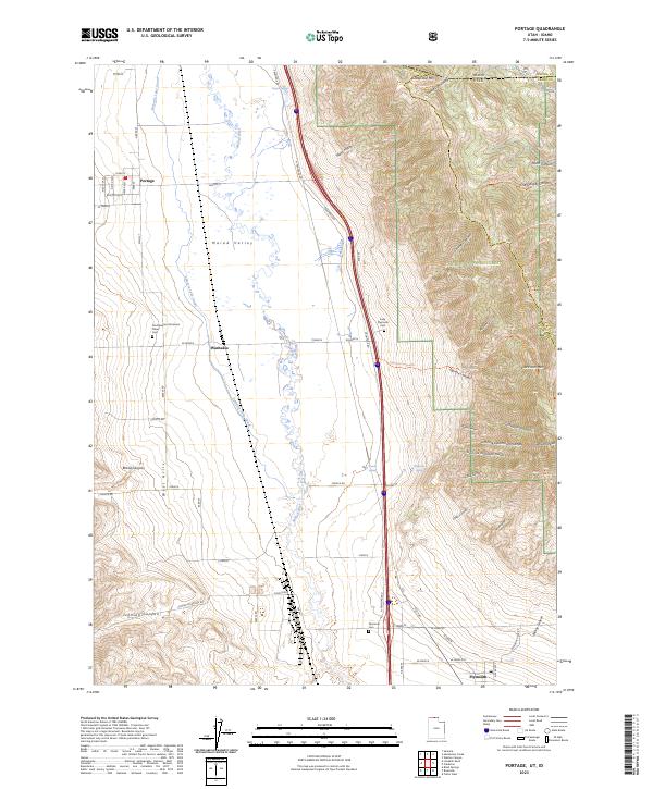 US Topo 7.5-minute map for Portage UTID