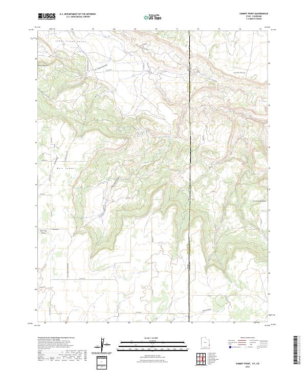 US Topo 7.5-minute map for Summit Point UTCO