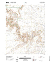 US Topo 7.5-minute map for The Goosenecks UT