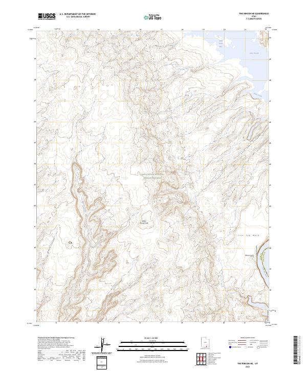 US Topo 7.5-minute map for The Rincon NE UT