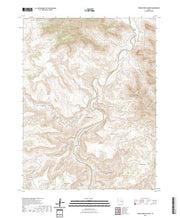 US Topo 7.5-minute map for Three Fords Canyon UT