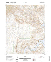 US Topo 7.5-minute map for Ticaboo Mesa UT