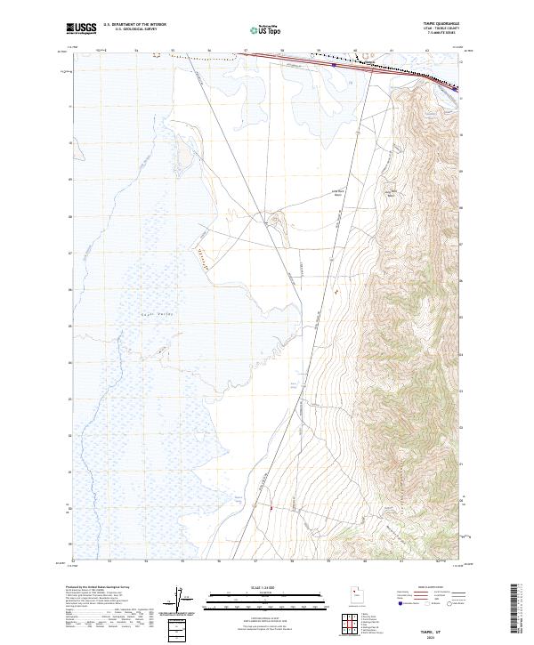 US Topo 7.5-minute map for Timpie UT