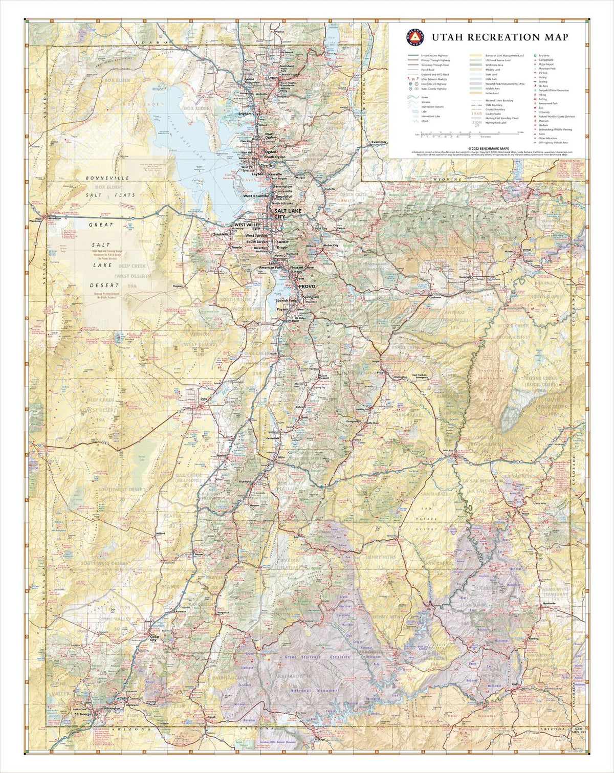 Utah Maps – American Map Store