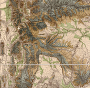 Map of Utah Territory - Irrigable, Timber and Pasture Lands, 1878
