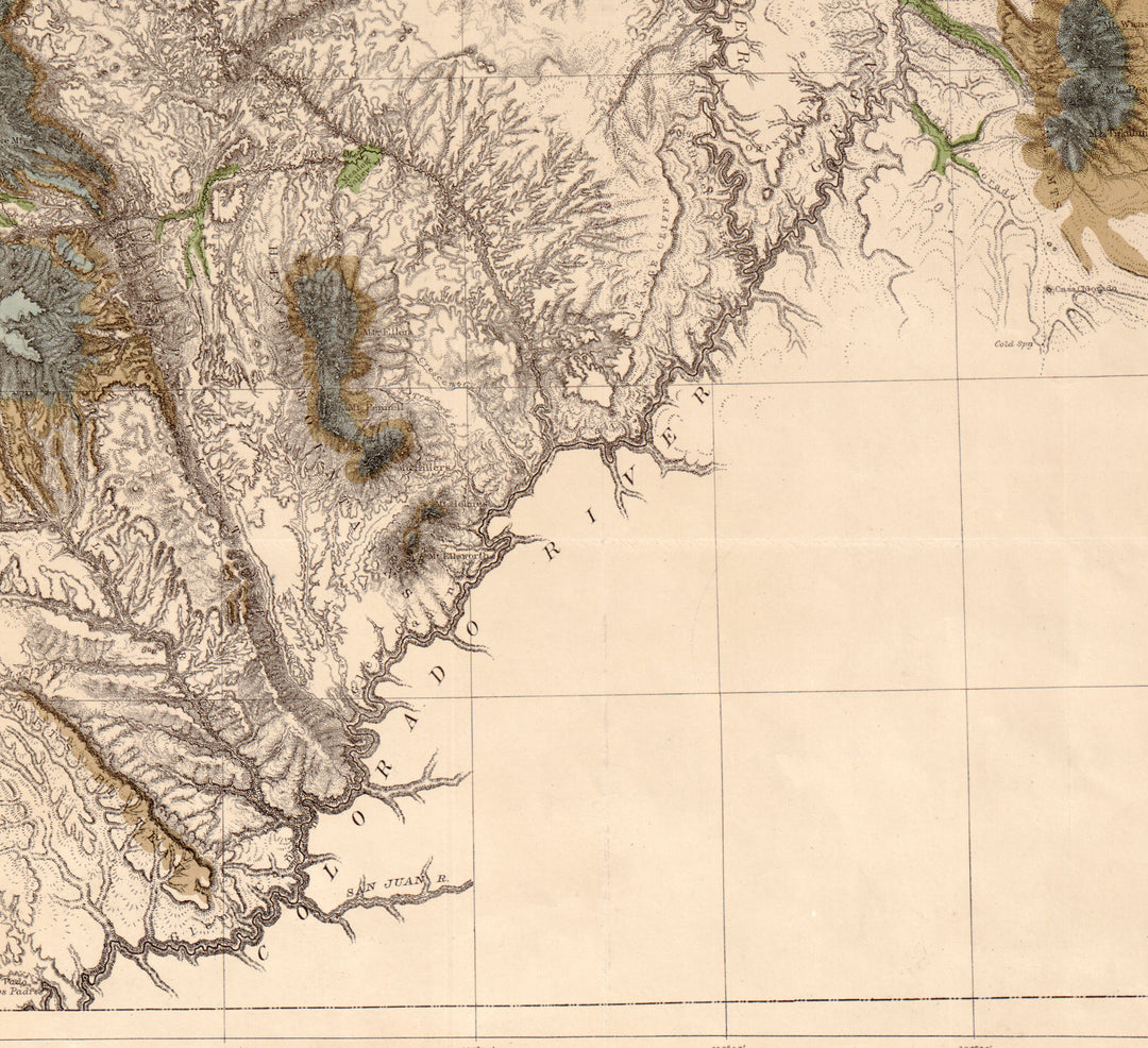 Map of Utah Territory - Irrigable, Timber and Pasture Lands, 1878