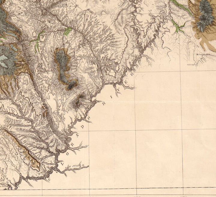 Map of Utah Territory - Irrigable, Timber and Pasture Lands, 1878