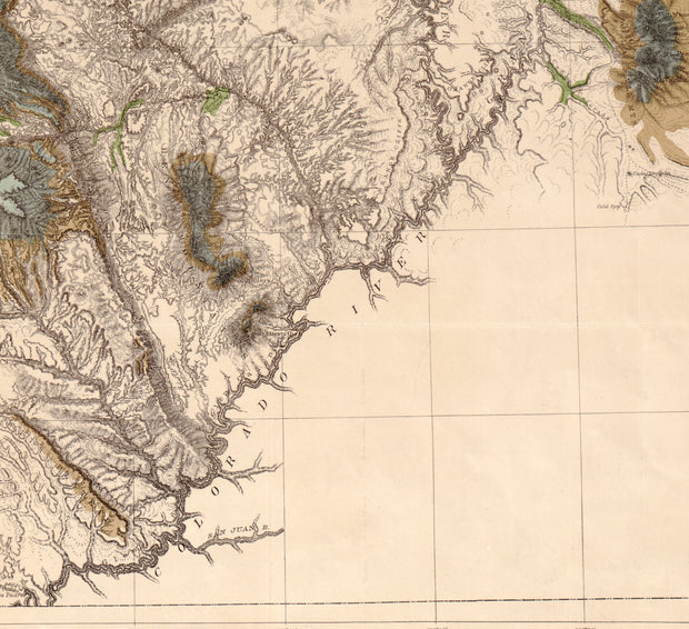 Map of Utah Territory - Irrigable, Timber and Pasture Lands, 1878