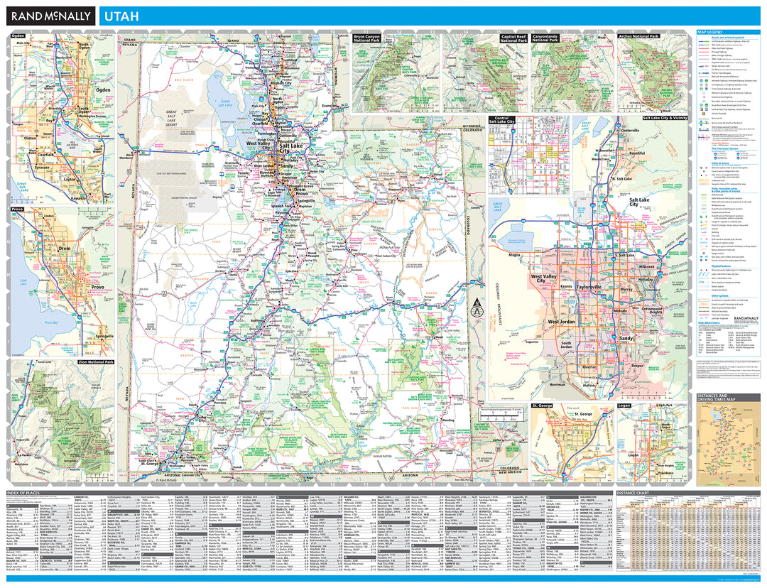 Utah by Rand Mcnally