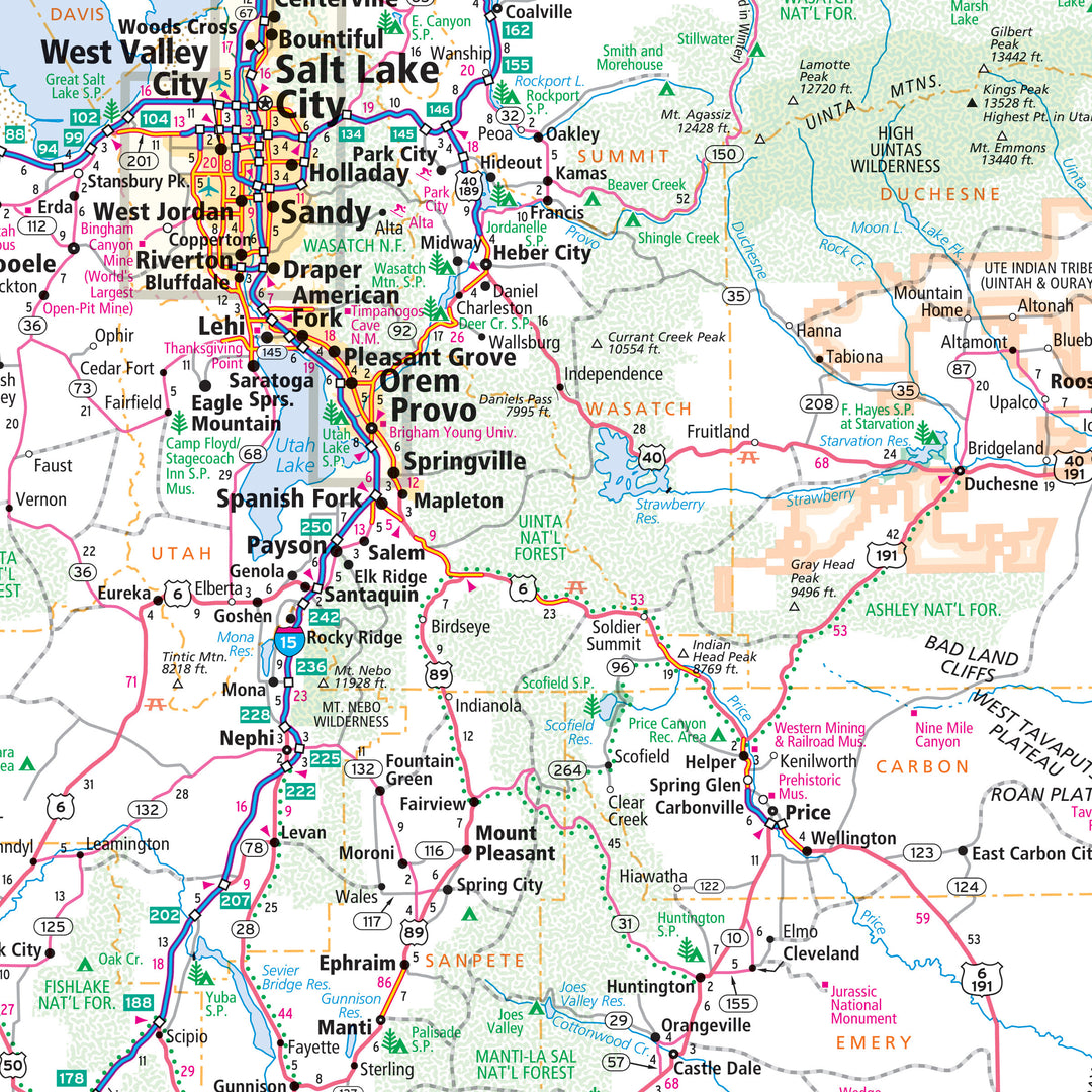 Utah by Rand Mcnally