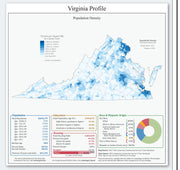 Virginia Congressional District Wall Map