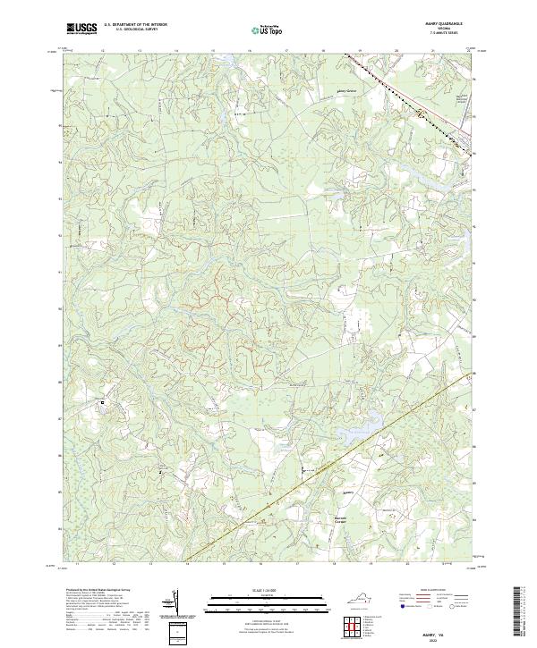 US Topo 7.5-minute map for Manry VA