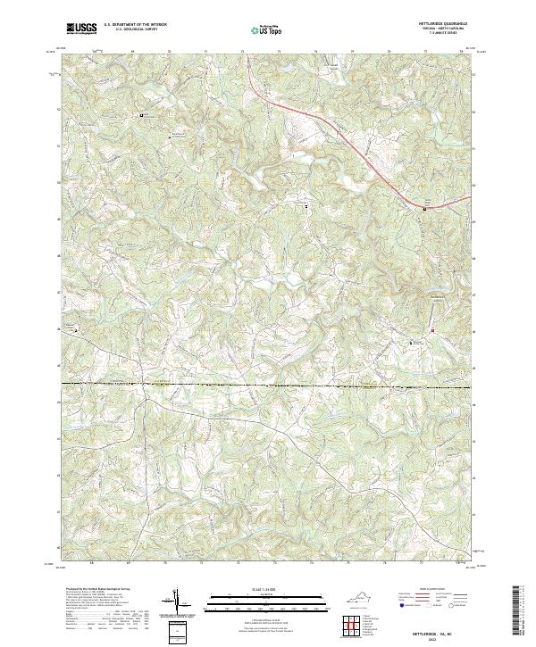 US Topo 7.5-minute map for Nettleridge VANC – American Map Store