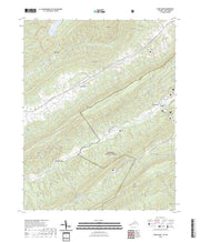 US Topo 7.5-minute map for Paint Bank VAWV