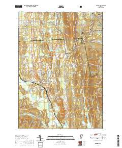 USGS US Topo 7.5-minute map for Brandon VT 2021