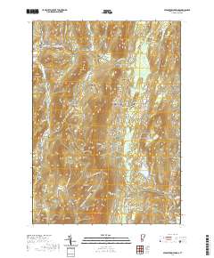 USGS US Topo 7.5-minute map for Middletown Springs VT 2021