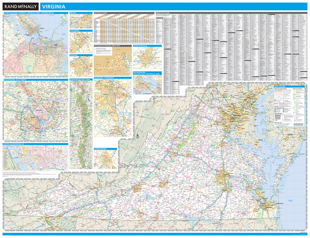 Virginia by Rand McNally