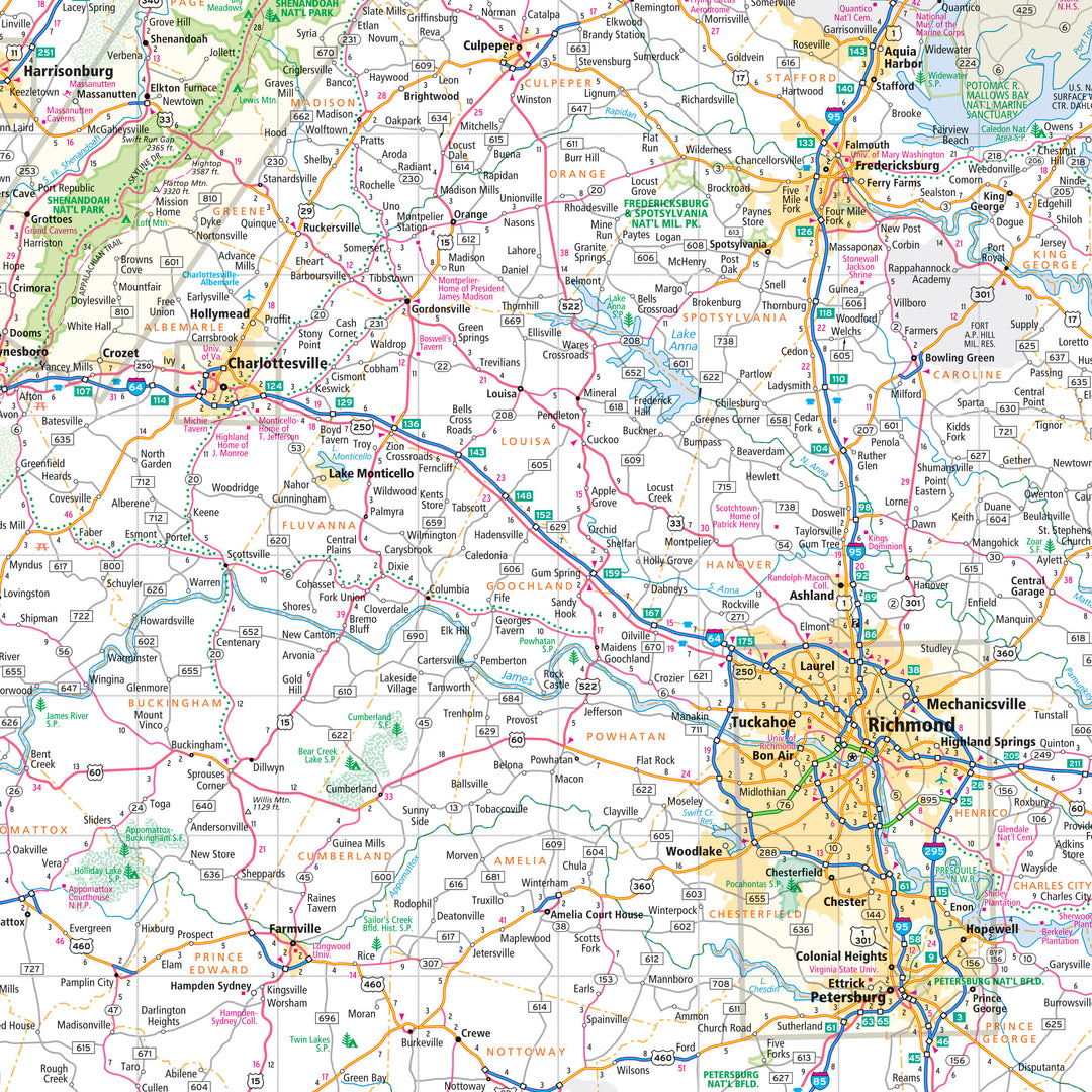 Virginia by Rand McNally
