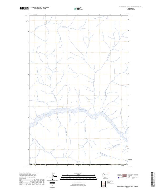 US Topo 7.5-minute map for Abercrombie Mountain OE N WABC