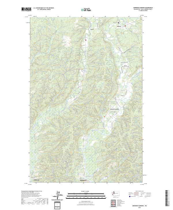 US Topo 7.5-minute map for Aberdeen Gardens WA
