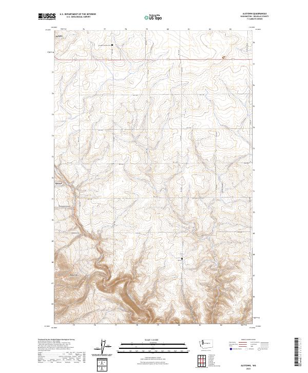 US Topo 7.5-minute map for Alstown WA