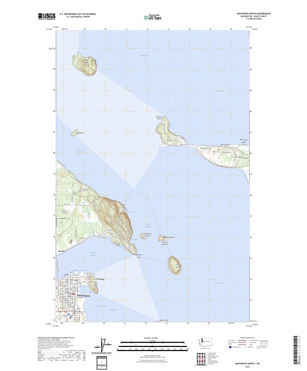 US Topo 7.5-minute map for Anacortes North WA