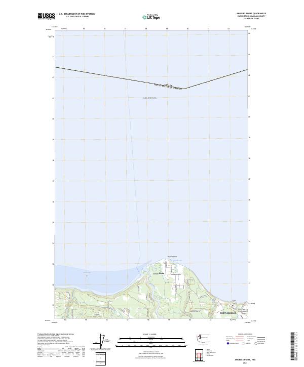 US Topo 7.5-minute map for Angeles Point WA