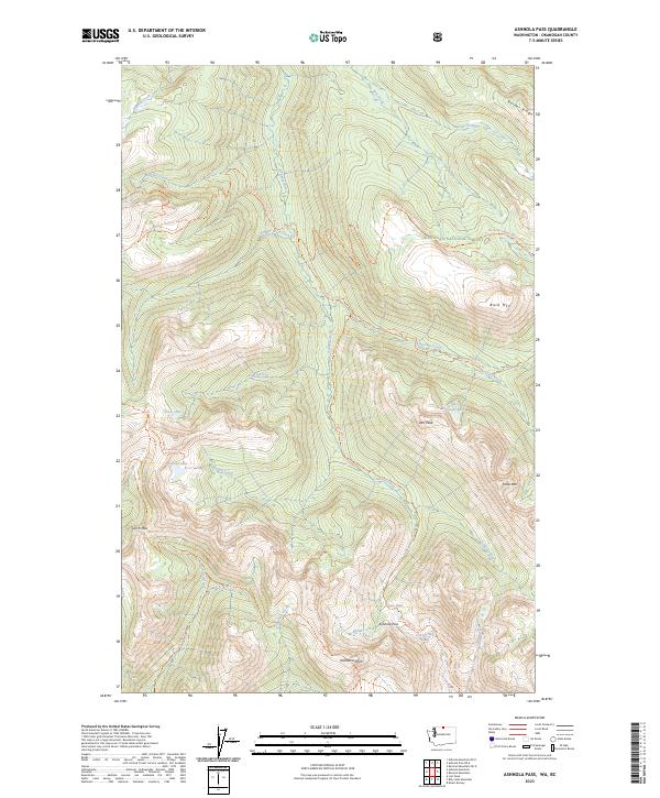 US Topo 7.5-minute map for Ashnola Pass WABC