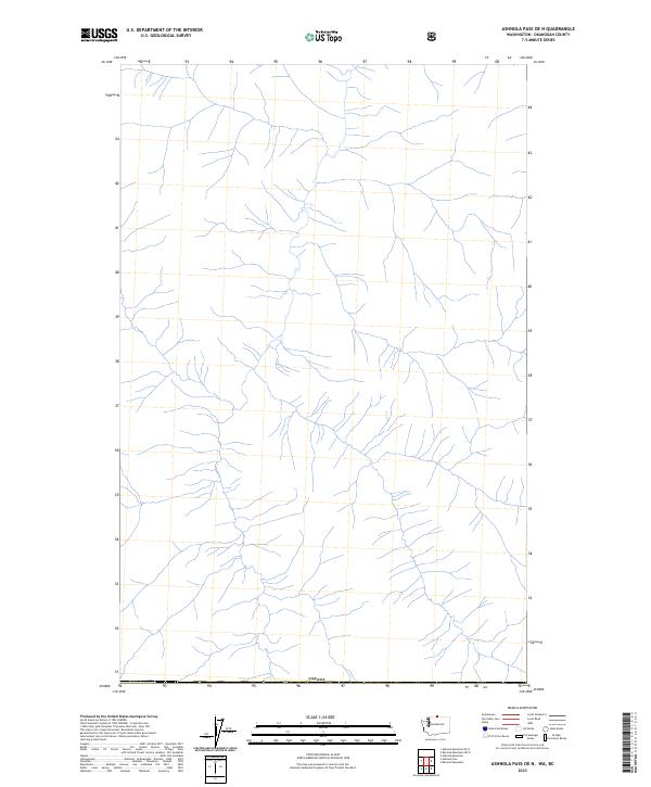 US Topo 7.5-minute map for Ashnola Pass OE N WABC