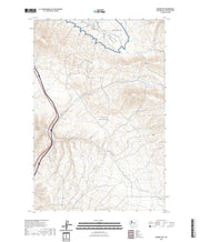 US Topo 7.5-minute map for Badger Gap WA