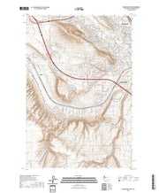 US Topo 7.5-minute map for Badger Mountain WA