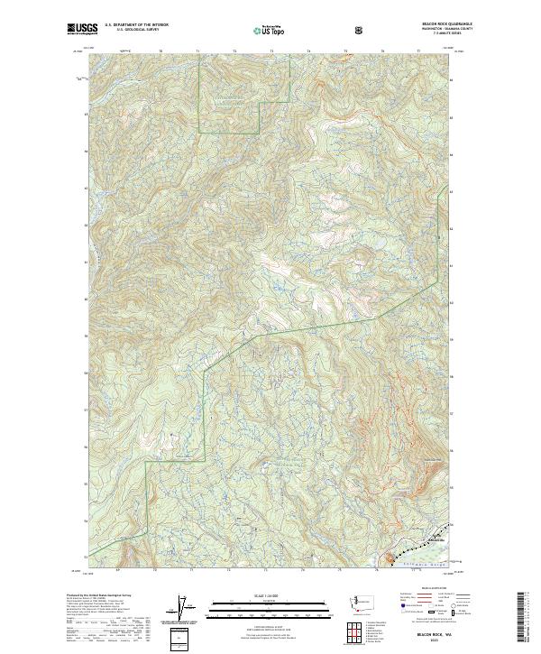 US Topo 7.5-minute map for Beacon Rock WA